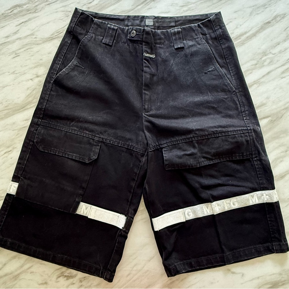 Marithe Francois Girbaud Black Jean Shorts